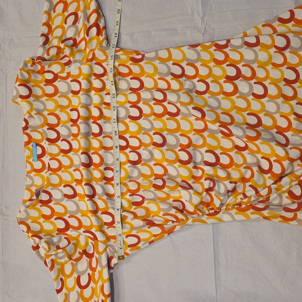 J. McLaughlin Catalina Cloth Side Ruched Midi Dress‎ S - Picture 7 of 9